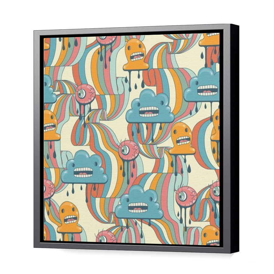 Thumbnail for Canvas - Black Floating Frame