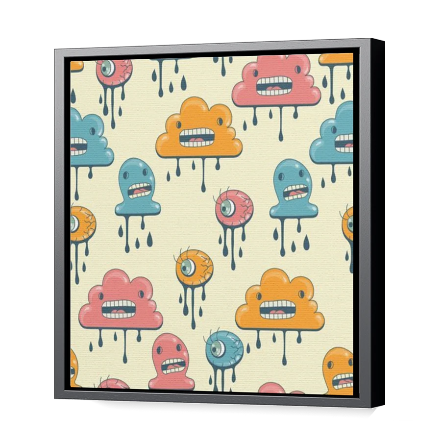 Thumbnail for Canvas - Black Floating Frame