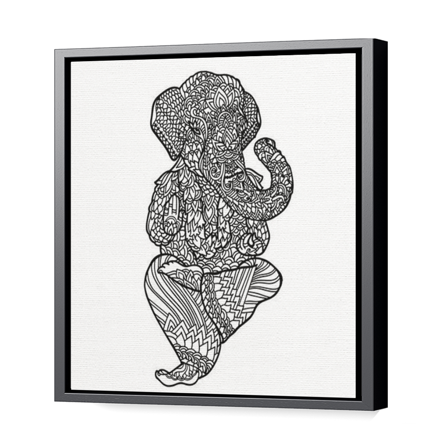 Thumbnail for Canvas - Black Floating Frame