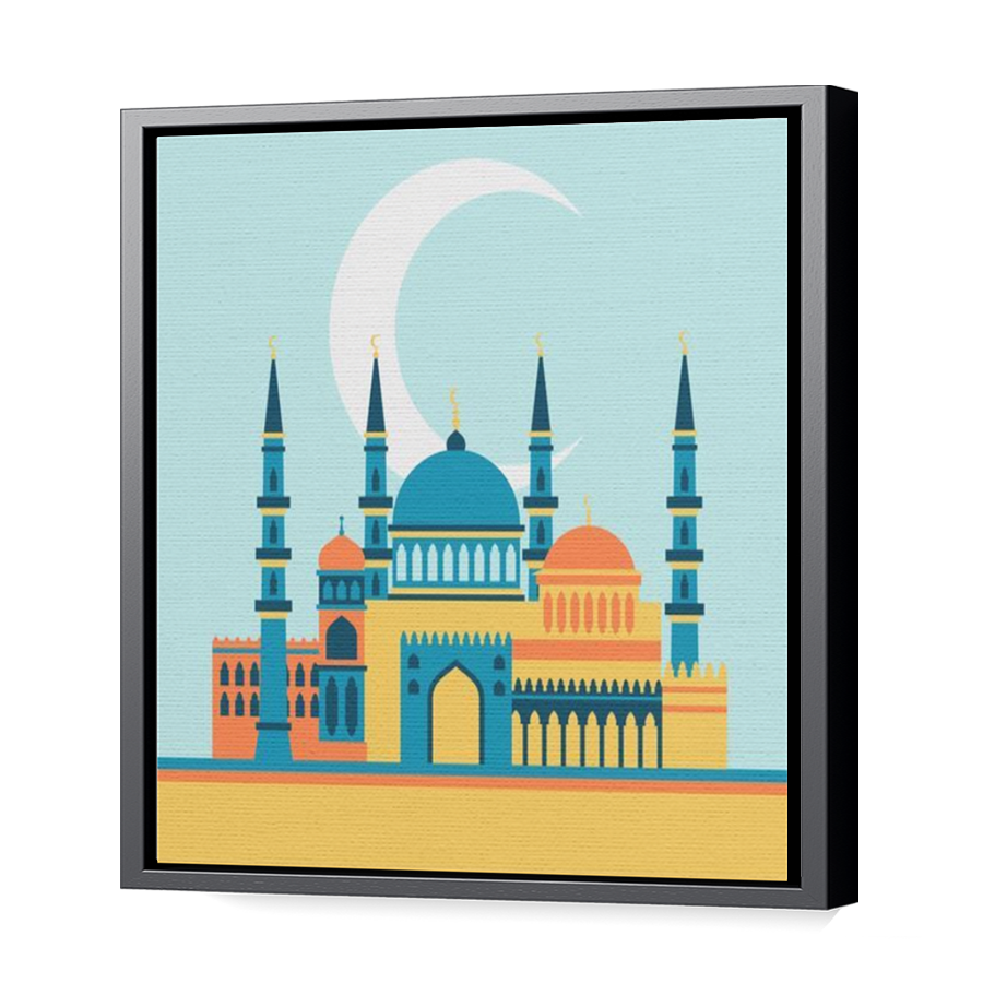 Thumbnail for Canvas - Black Floating Frame