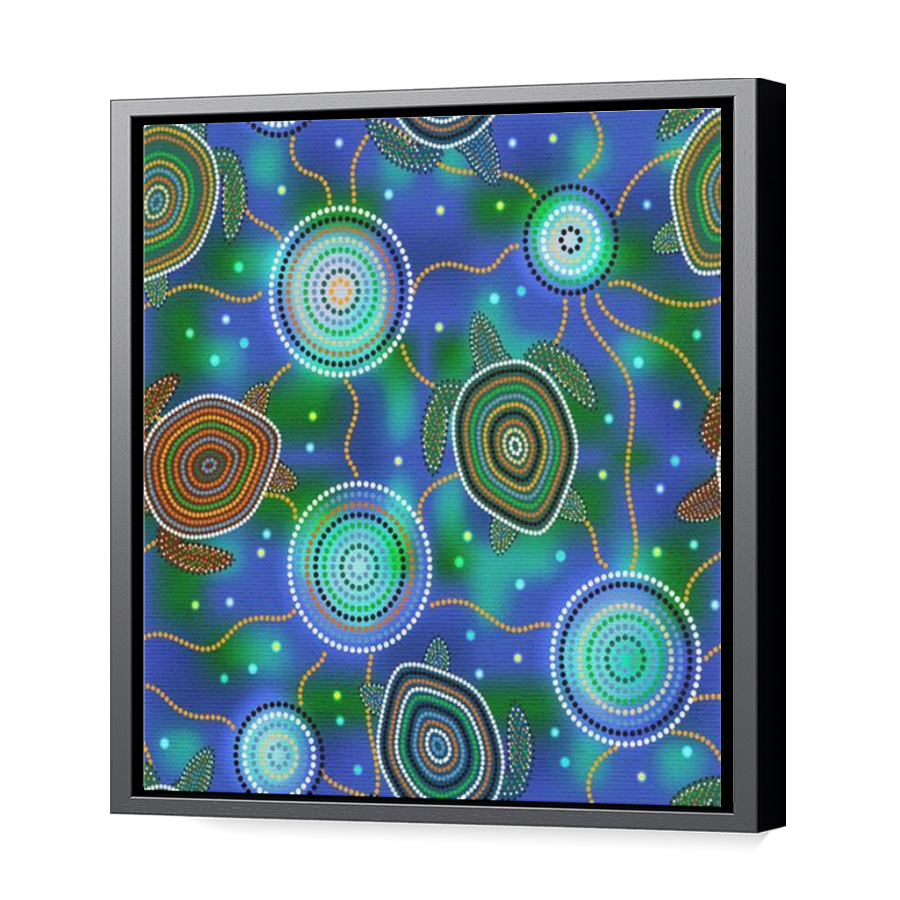 Thumbnail for Canvas - Black Floating Frame