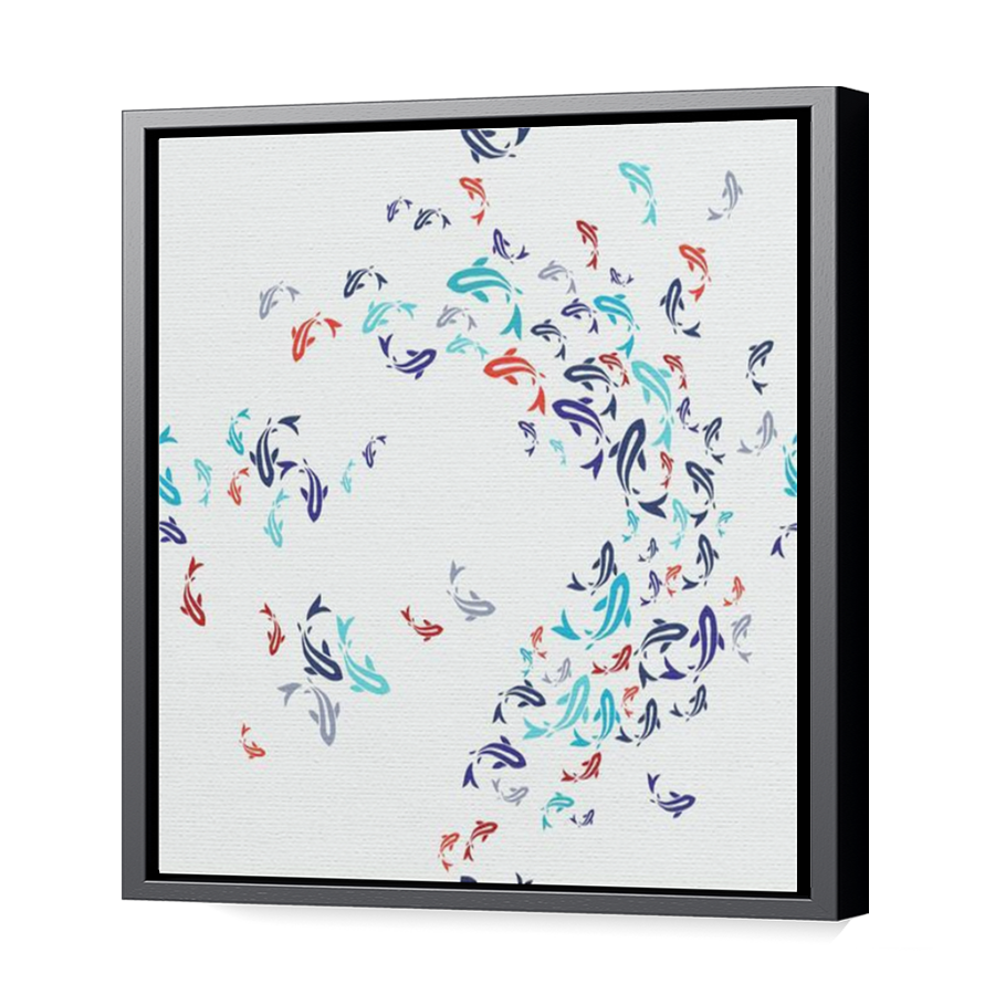 Thumbnail for Canvas - Black Floating Frame