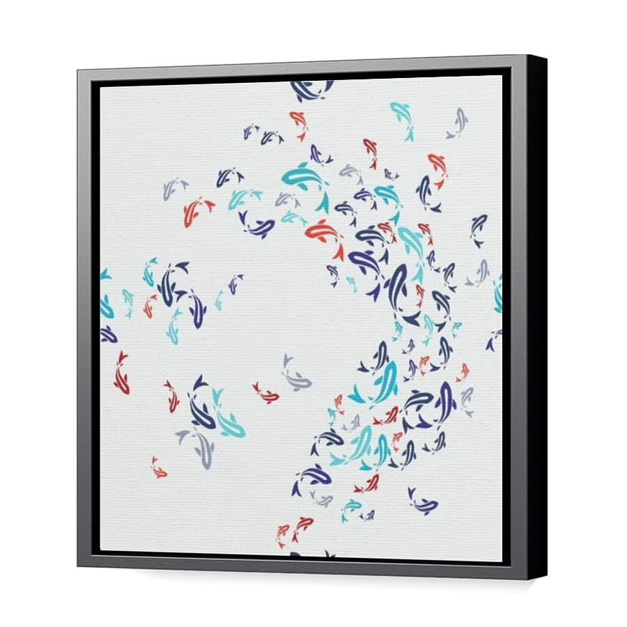 Thumbnail for Canvas - Black Floating Frame