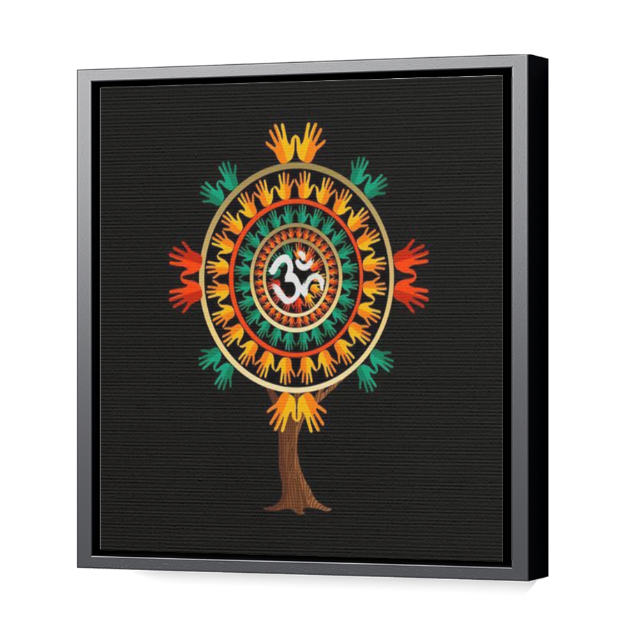 Thumbnail for Canvas - Black Floating Frame