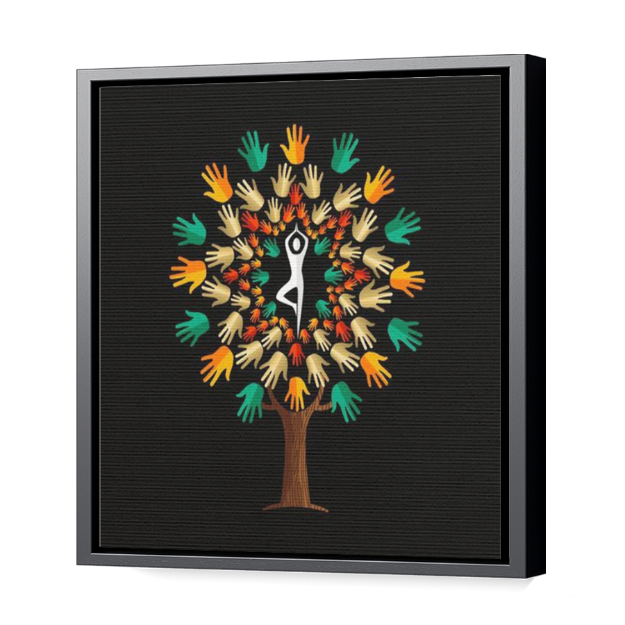 Thumbnail for Canvas - Black Floating Frame