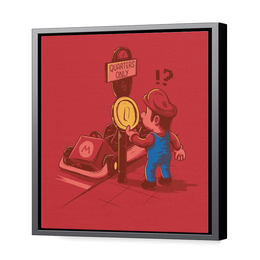 Thumbnail for Canvas - Black Floating Frame