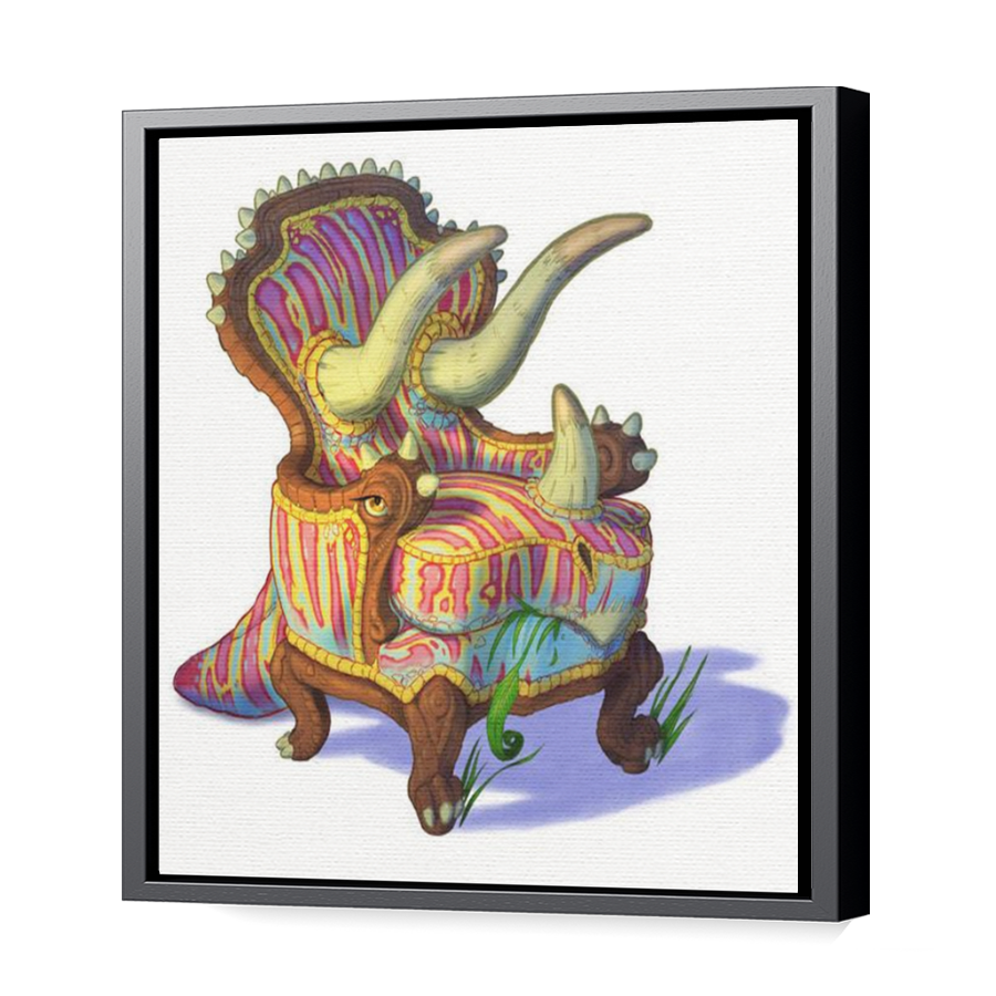 Thumbnail for Canvas - Black Floating Frame