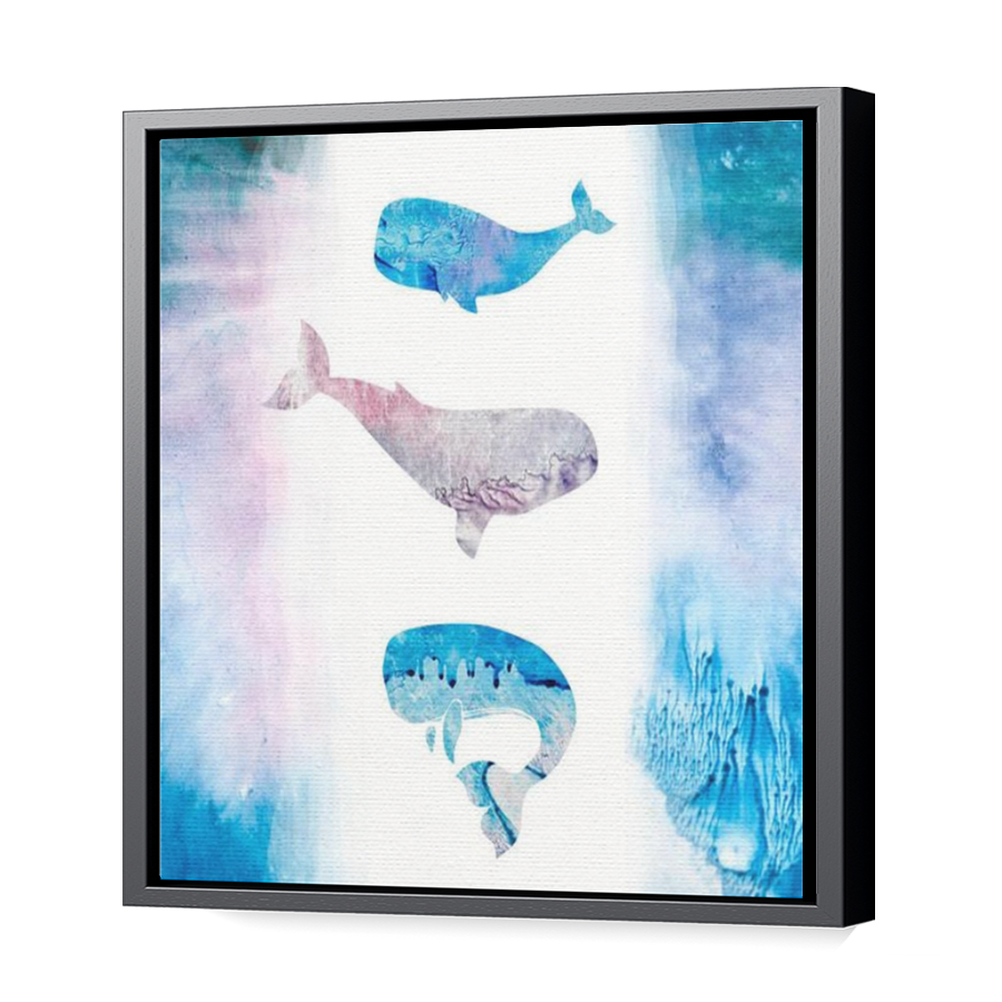 Thumbnail for Canvas - Black Floating Frame