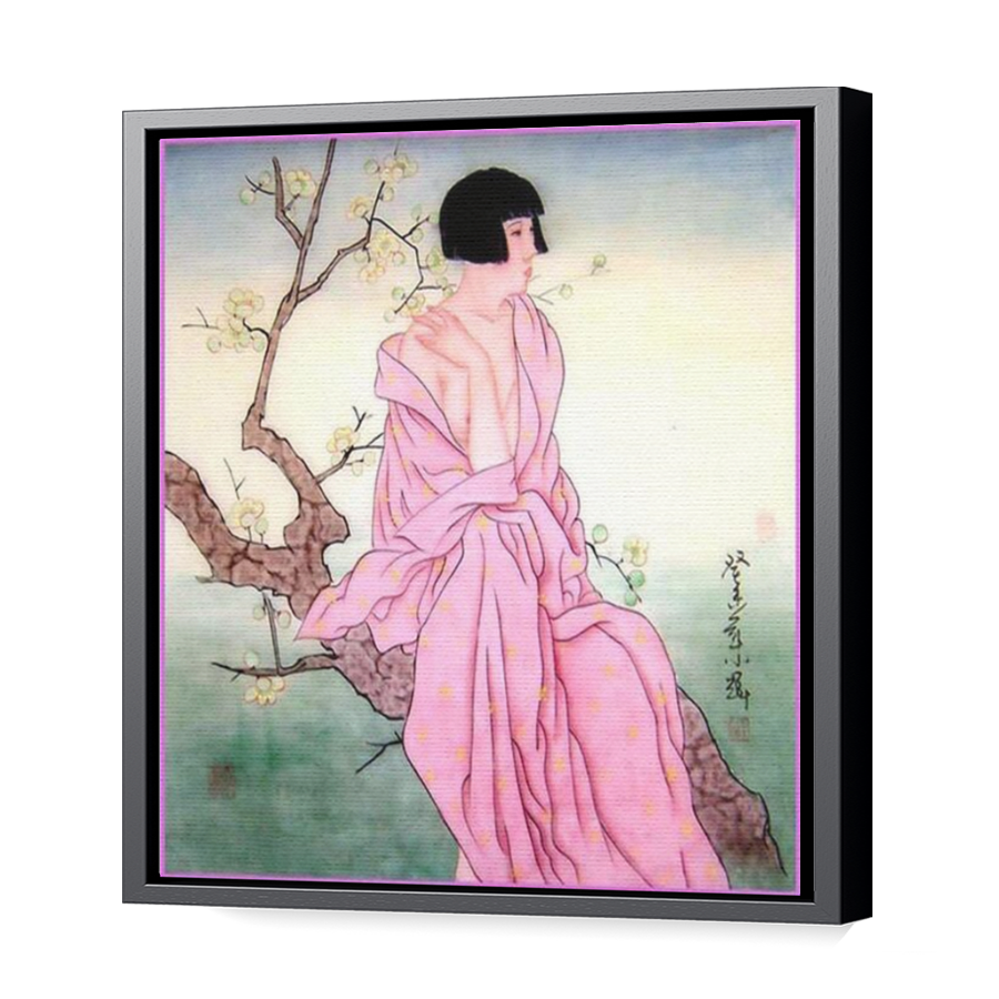 Thumbnail for Canvas - Black Floating Frame