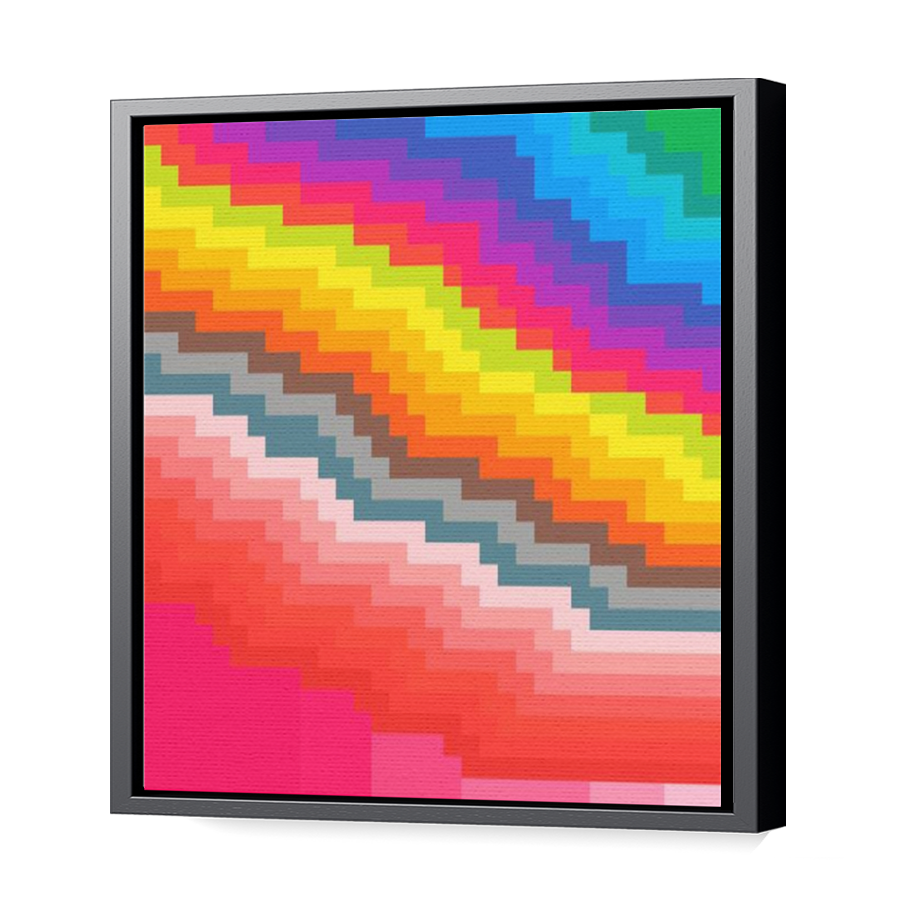 Thumbnail for Canvas - Black Floating Frame
