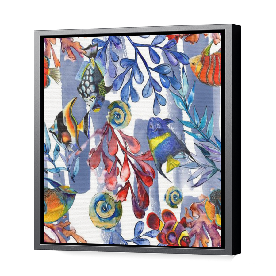 Thumbnail for Canvas - Black Floating Frame