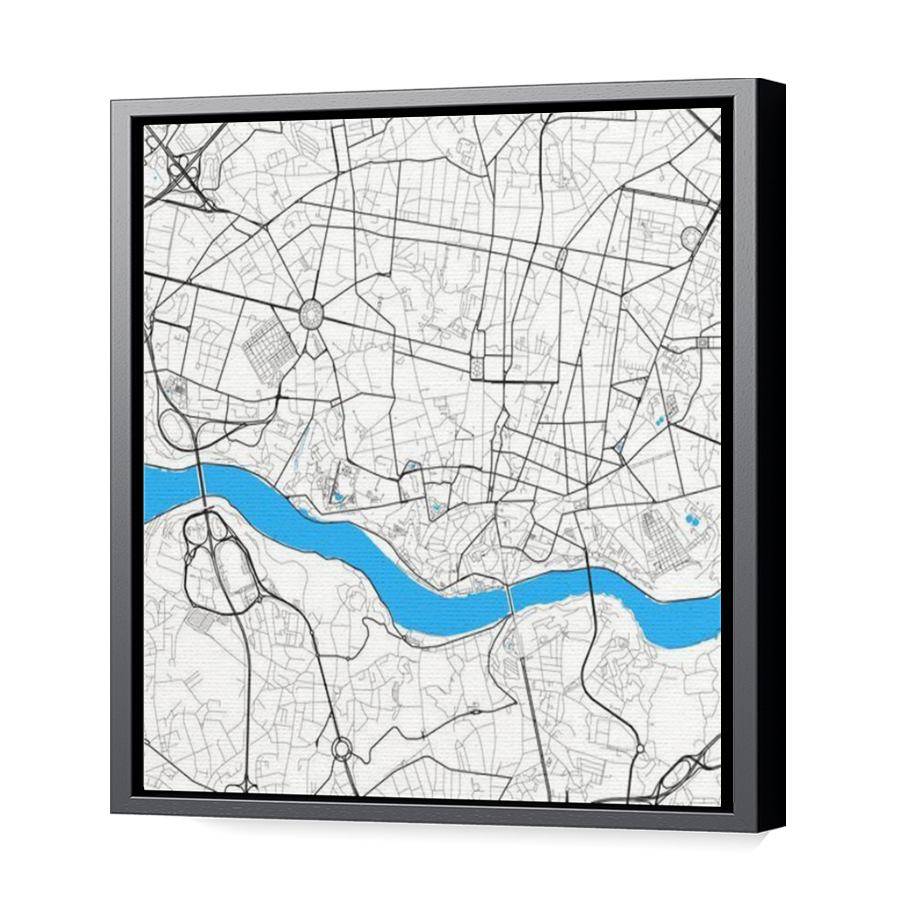 Thumbnail for Canvas - Black Floating Frame