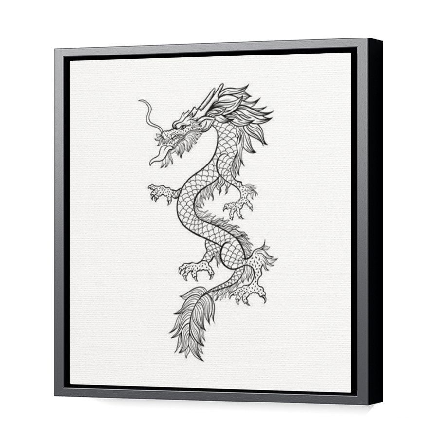 Thumbnail for Canvas - Black Floating Frame