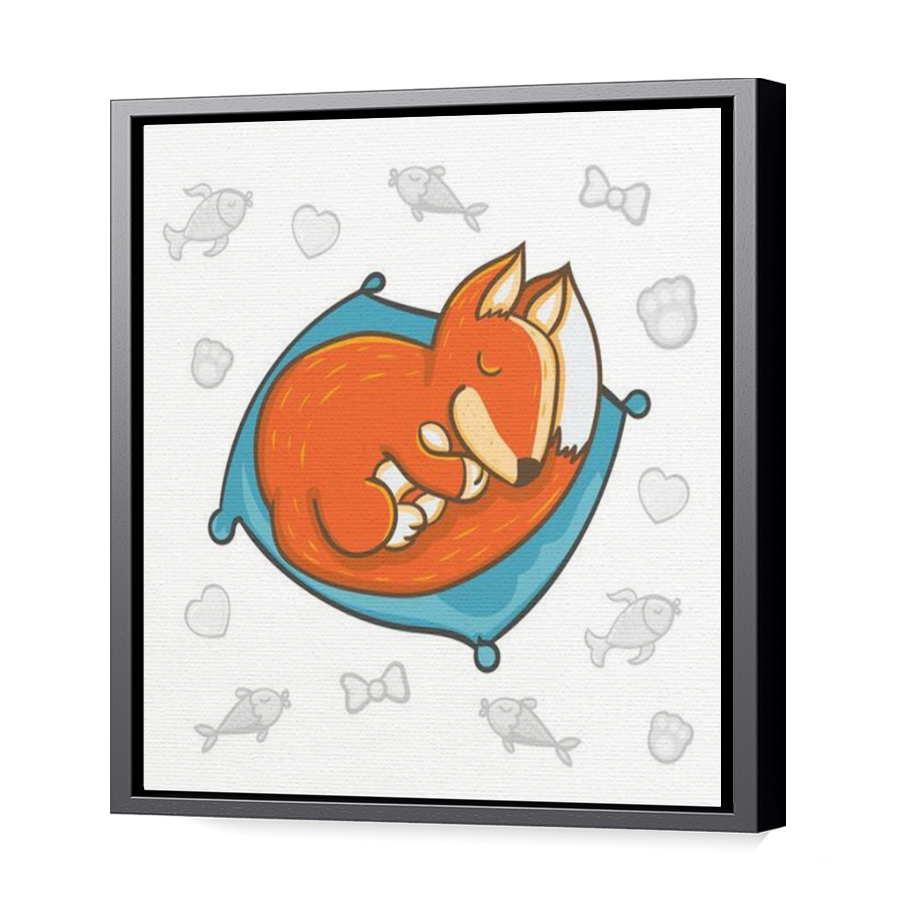 Thumbnail for Canvas - Black Floating Frame