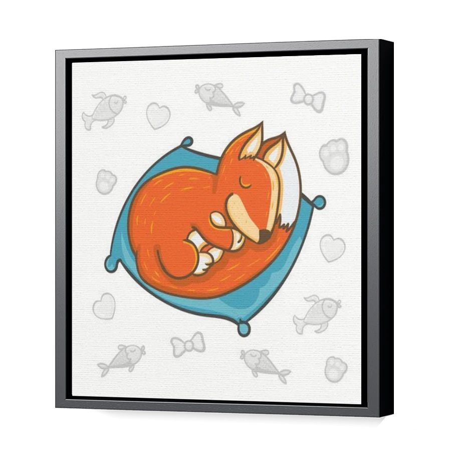 Thumbnail for Canvas - Black Floating Frame