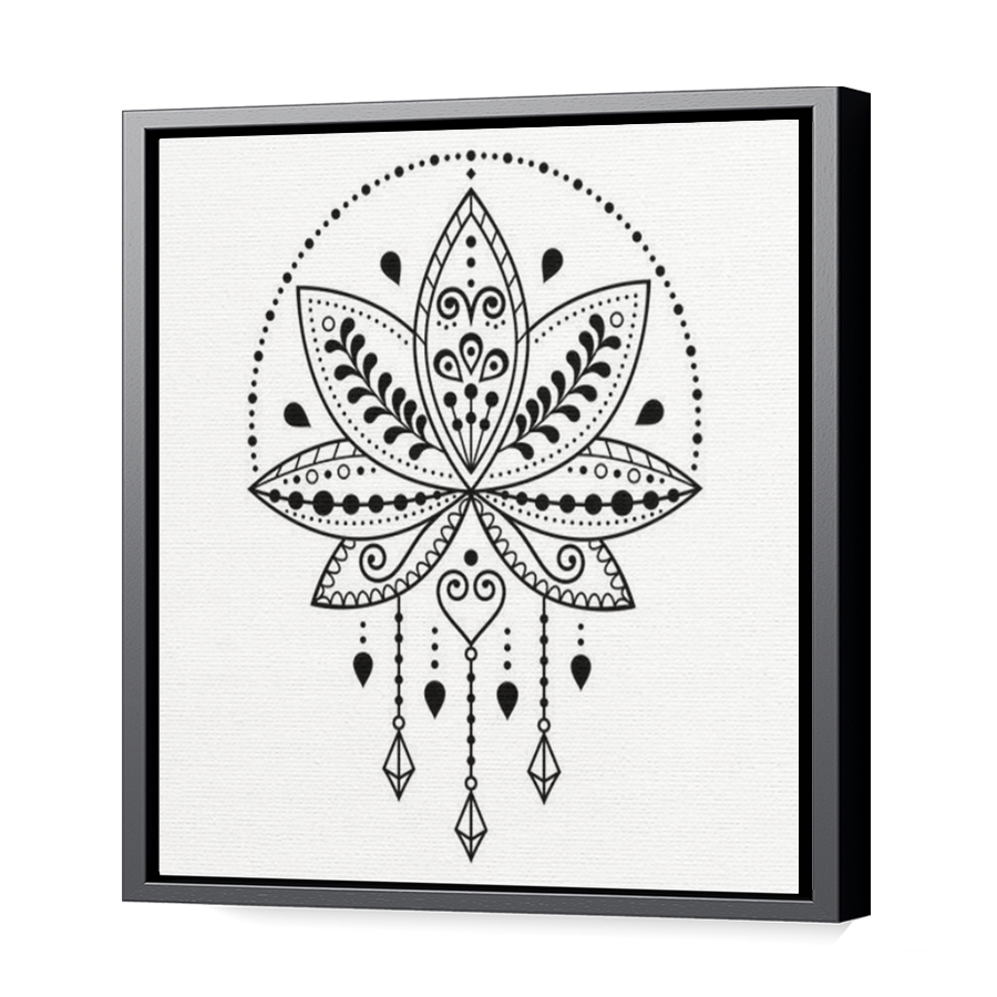 Thumbnail for Canvas - Black Floating Frame