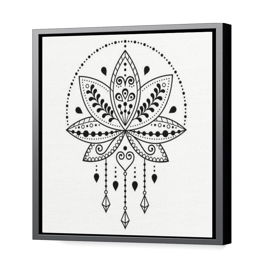 Thumbnail for Canvas - Black Floating Frame
