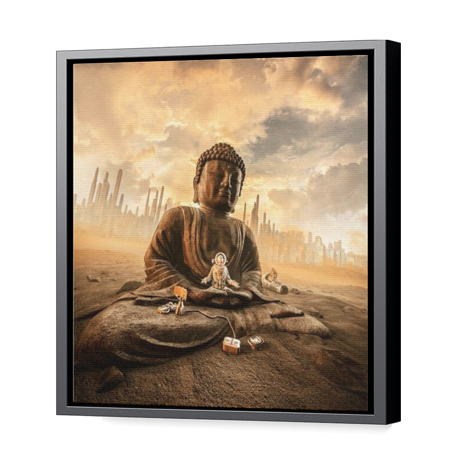 Thumbnail for Canvas - Black Floating Frame