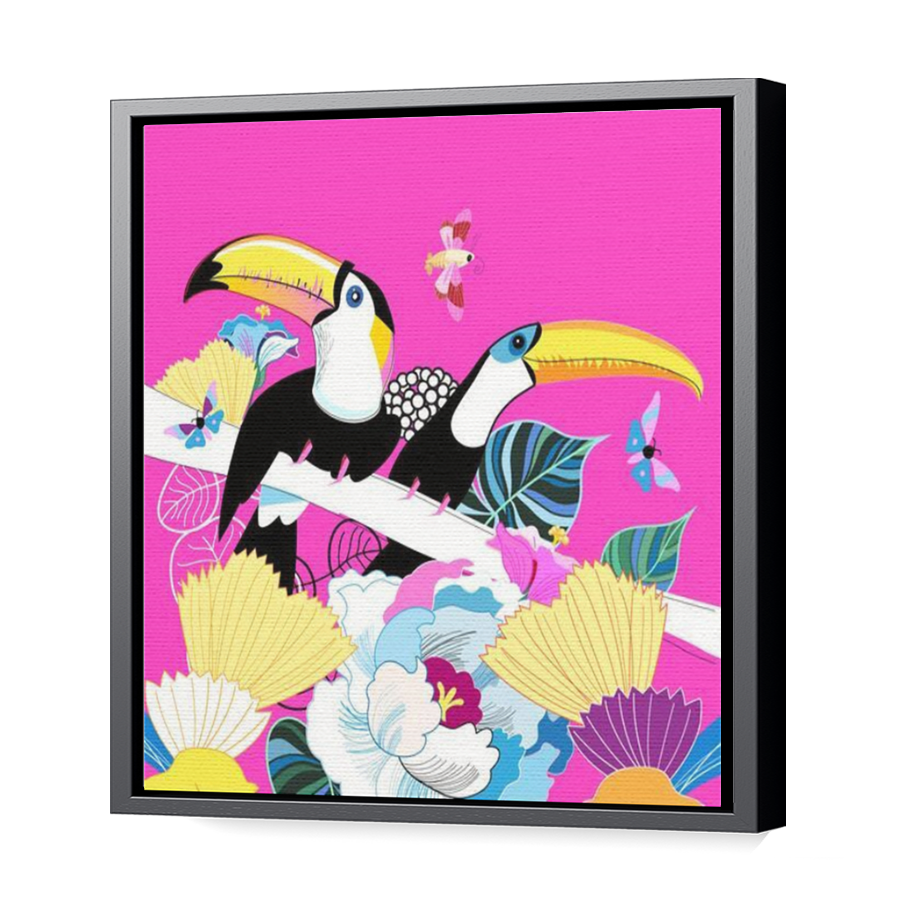 Thumbnail for Canvas - Black Floating Frame