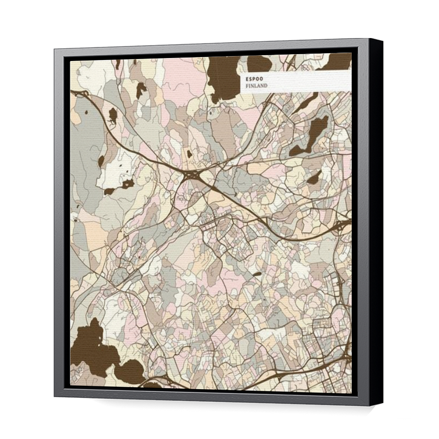 Thumbnail for Canvas - Black Floating Frame