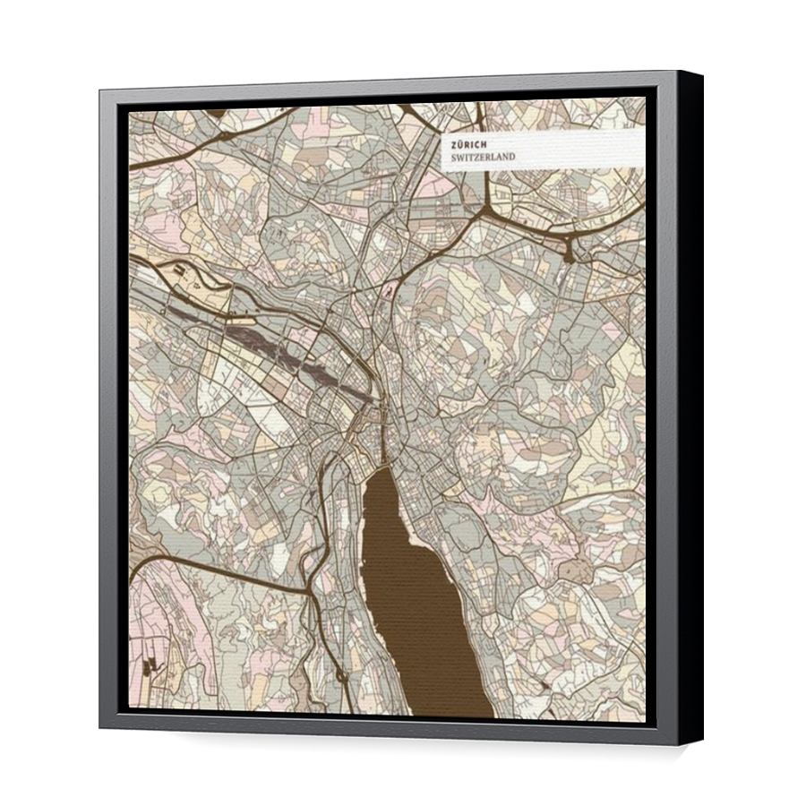 Thumbnail for Canvas - Black Floating Frame