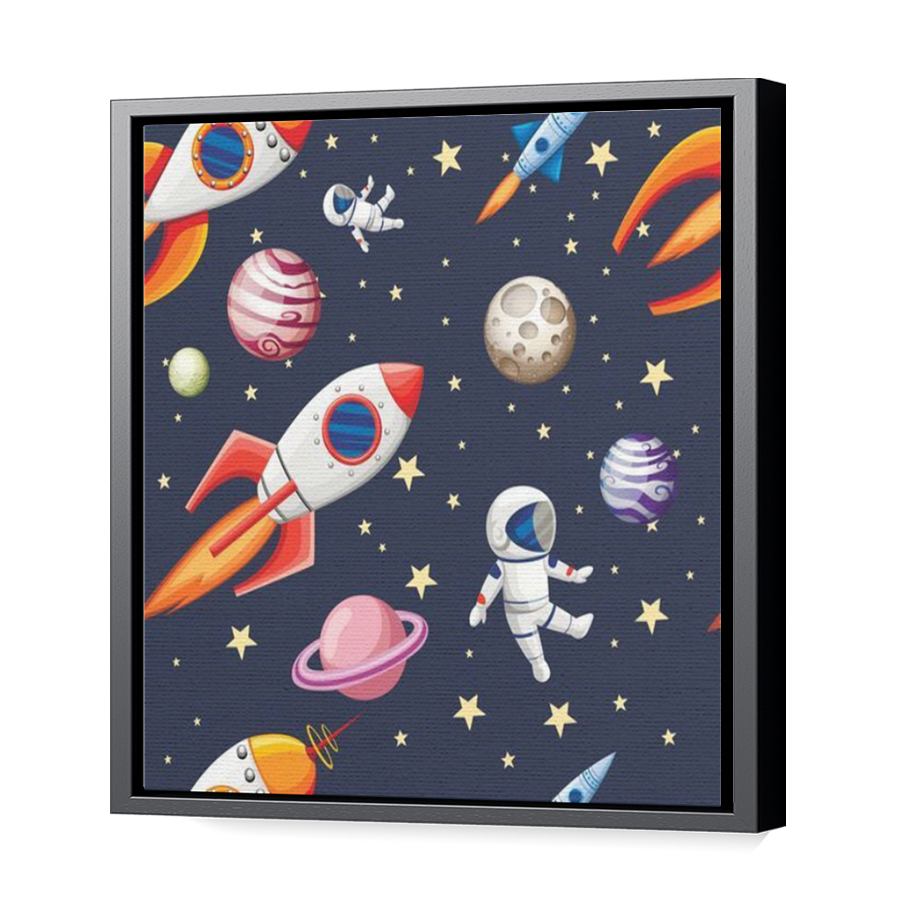 Thumbnail for Canvas - Black Floating Frame