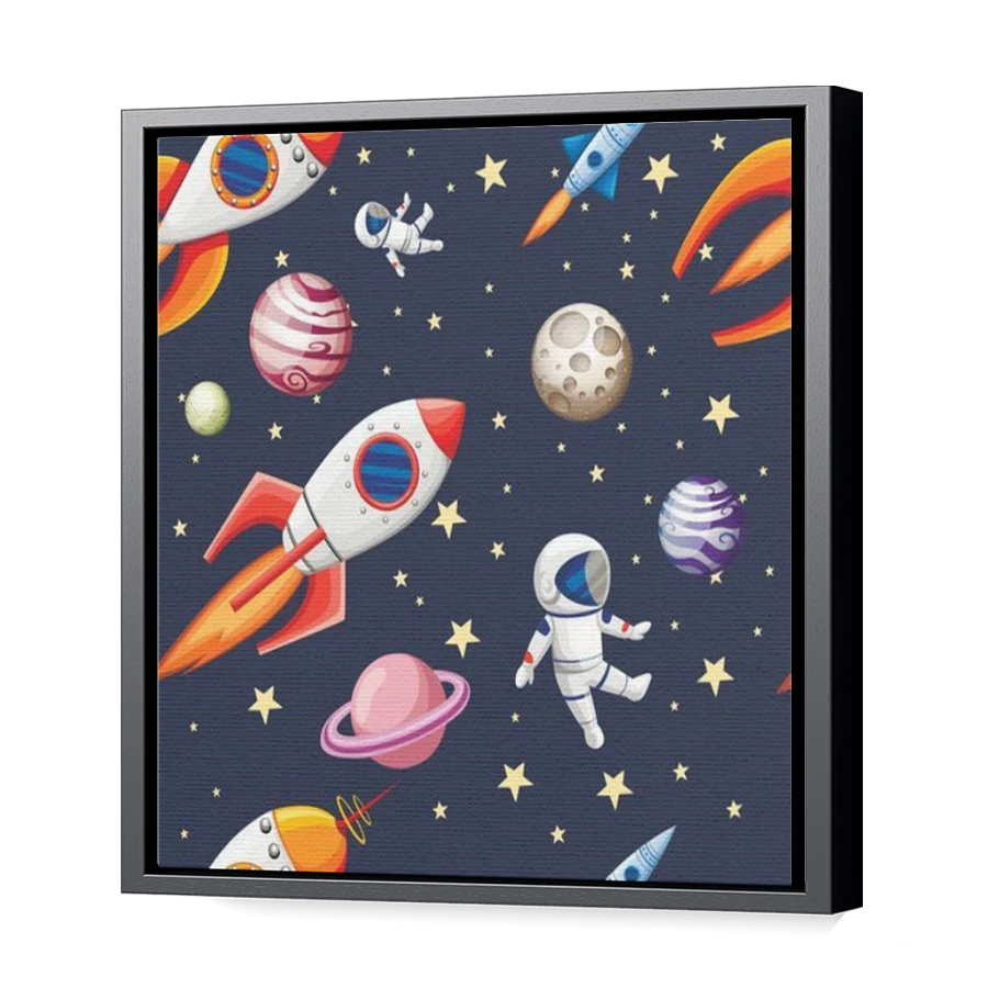 Thumbnail for Canvas - Black Floating Frame