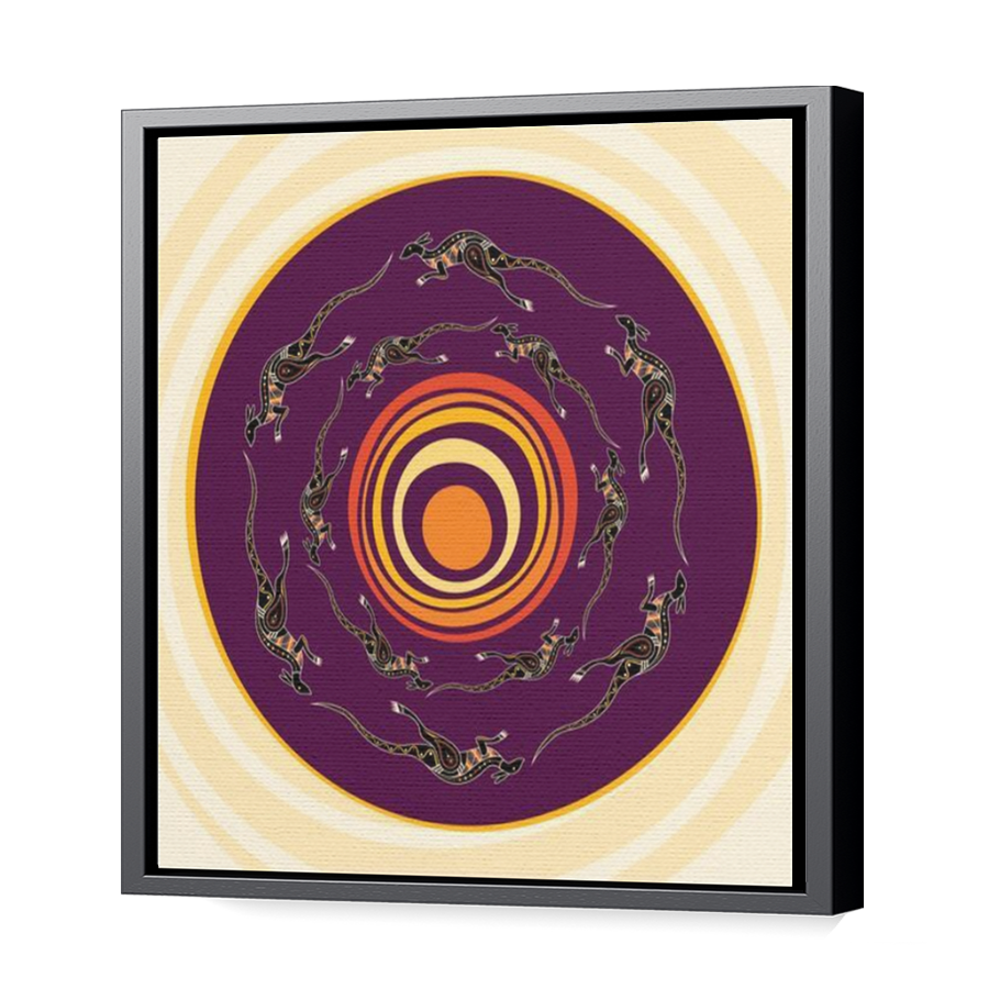 Thumbnail for Canvas - Black Floating Frame