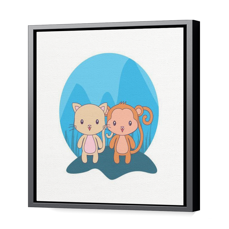Thumbnail for Canvas - Black Floating Frame