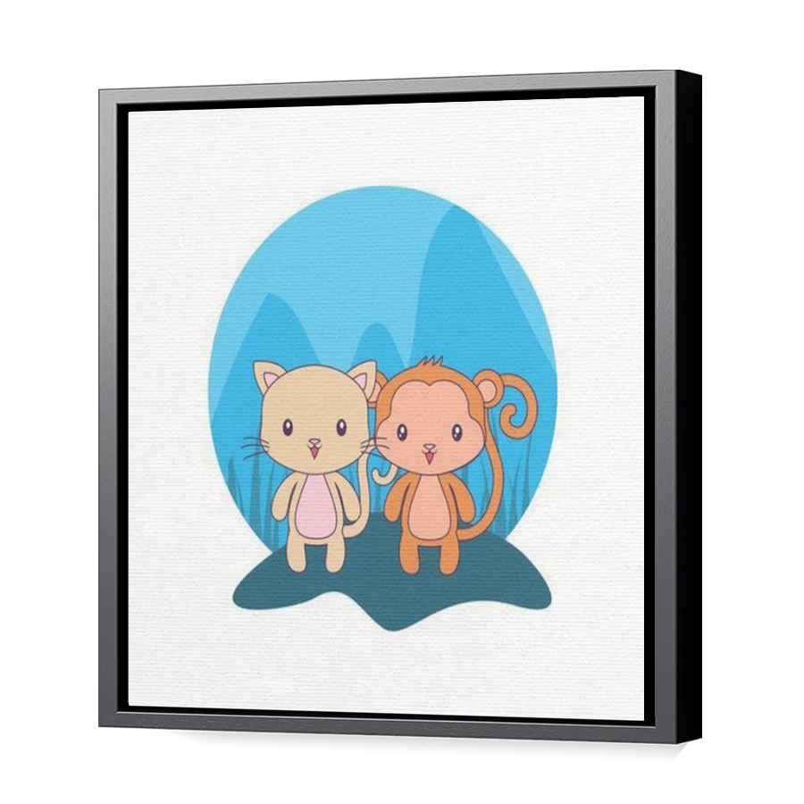 Thumbnail for Canvas - Black Floating Frame