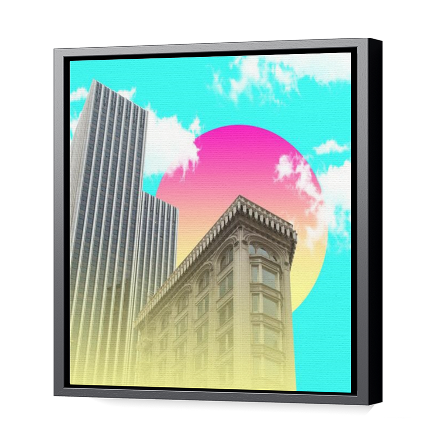 Thumbnail for Canvas - Black Floating Frame