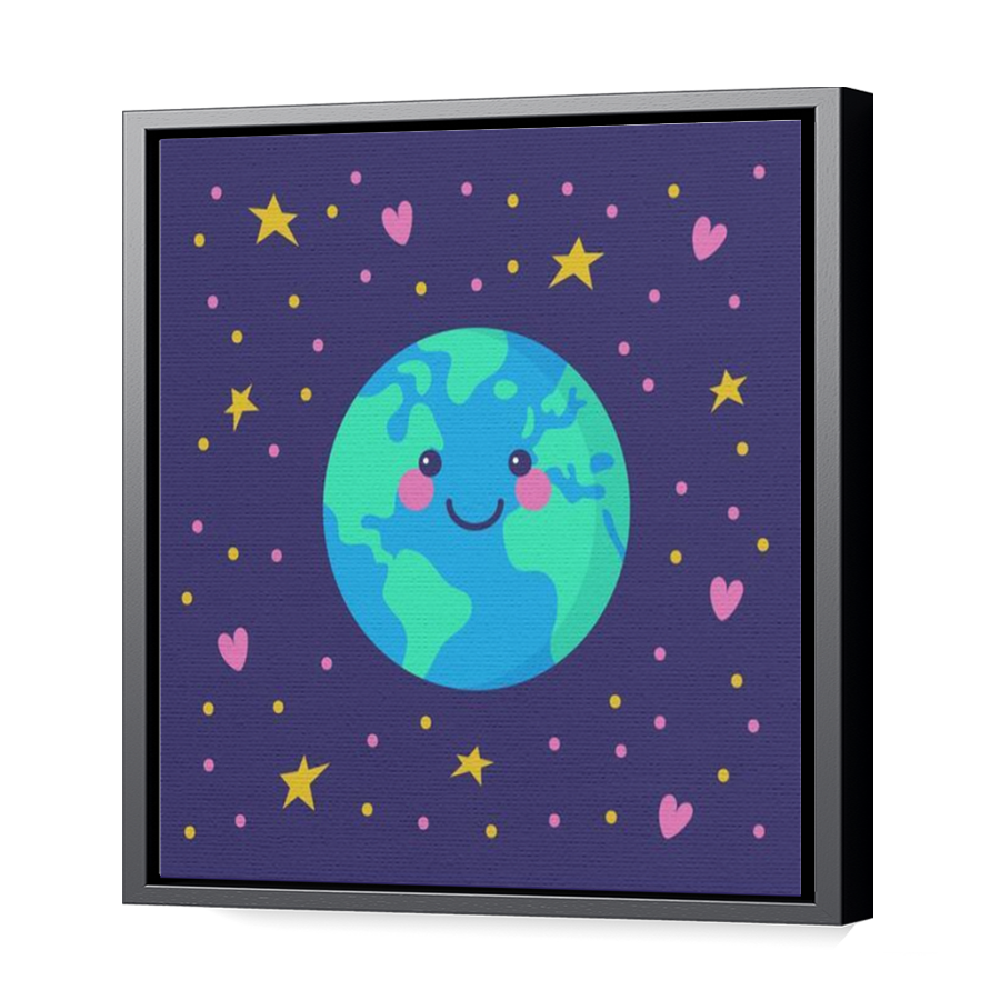 Thumbnail for Canvas - Black Floating Frame