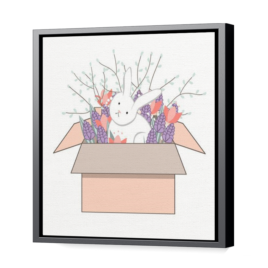 Thumbnail for Canvas - Black Floating Frame