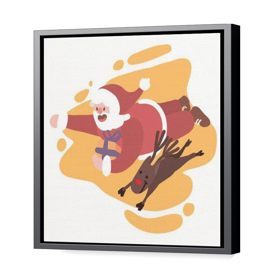 Thumbnail for Canvas - Black Floating Frame