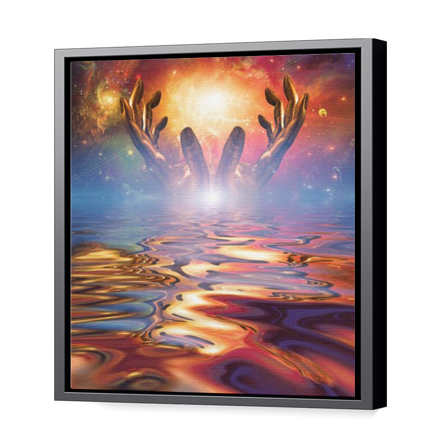Thumbnail for Canvas - Black Floating Frame