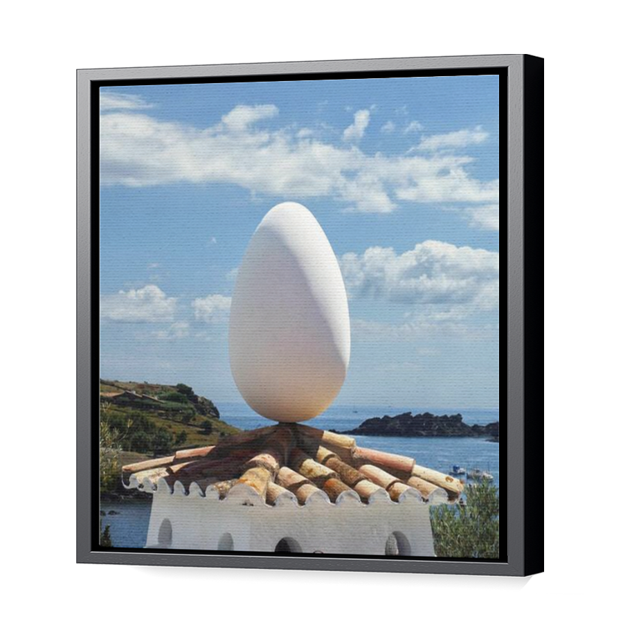 Thumbnail for Canvas - Black Floating Frame