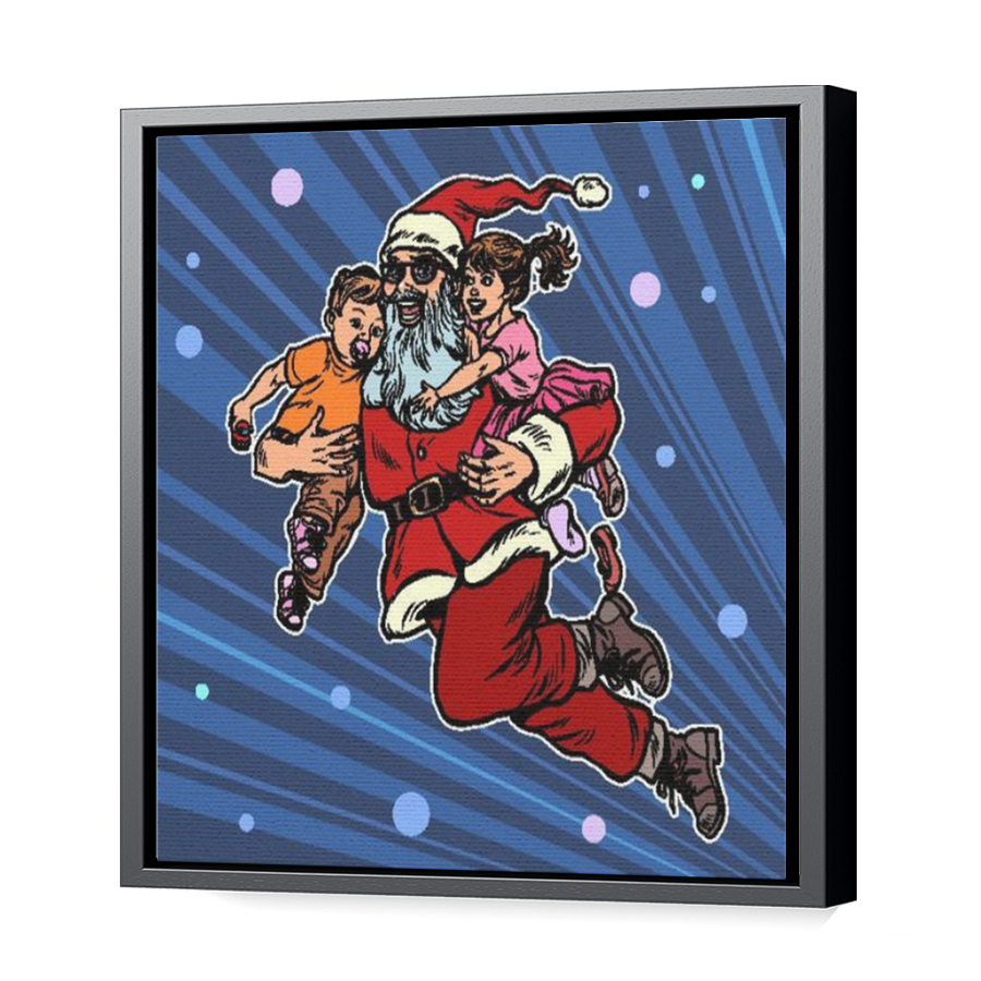 Thumbnail for Canvas - Black Floating Frame