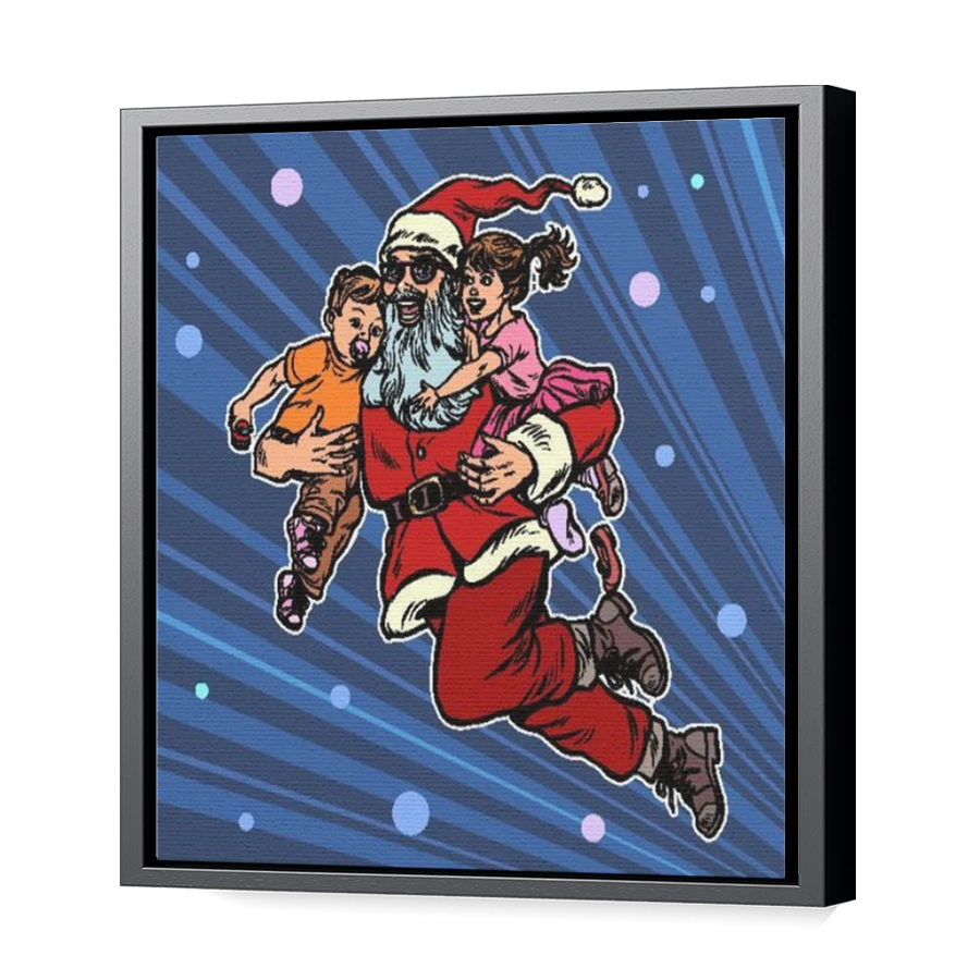Thumbnail for Canvas - Black Floating Frame