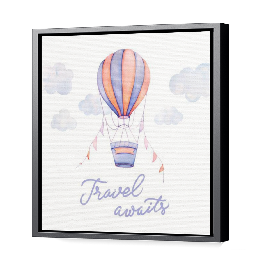 Thumbnail for Canvas - Black Floating Frame