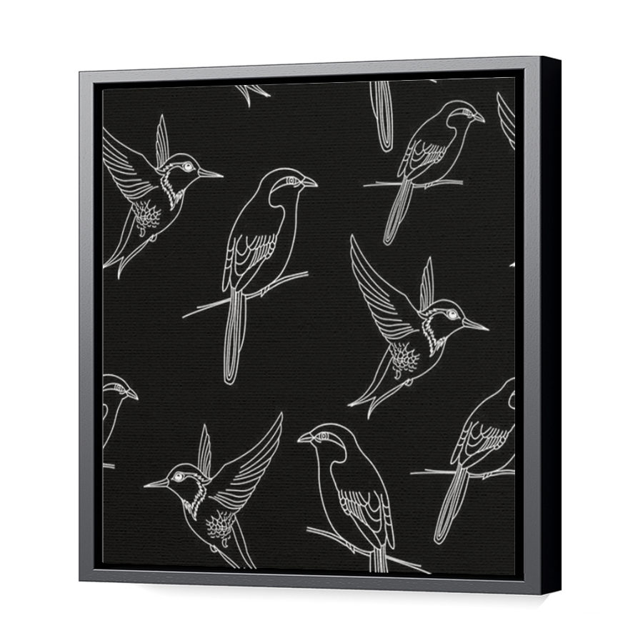 Thumbnail for Canvas - Black Floating Frame