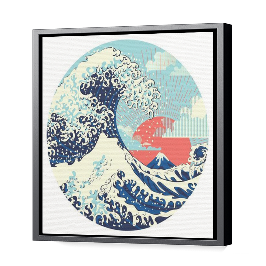 Thumbnail for Canvas - Black Floating Frame
