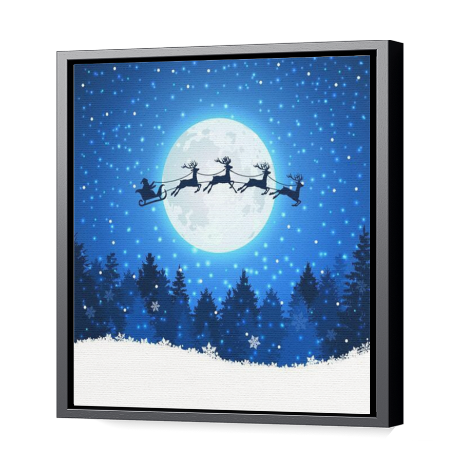 Thumbnail for Canvas - Black Floating Frame