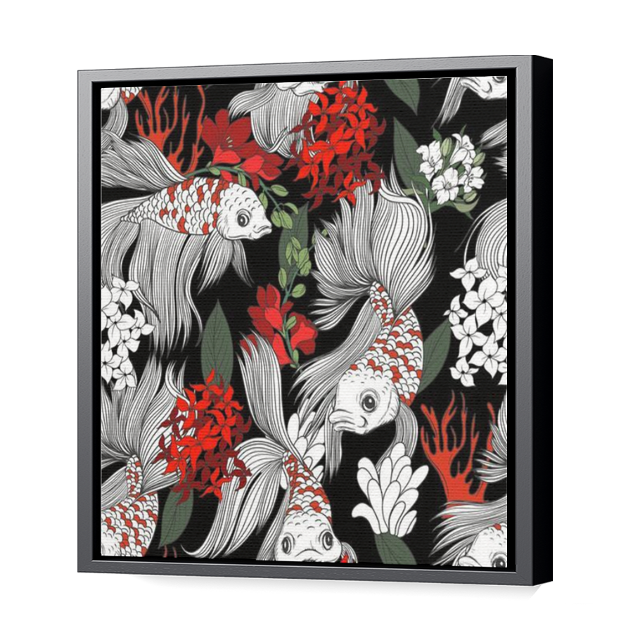 Thumbnail for Canvas - Black Floating Frame