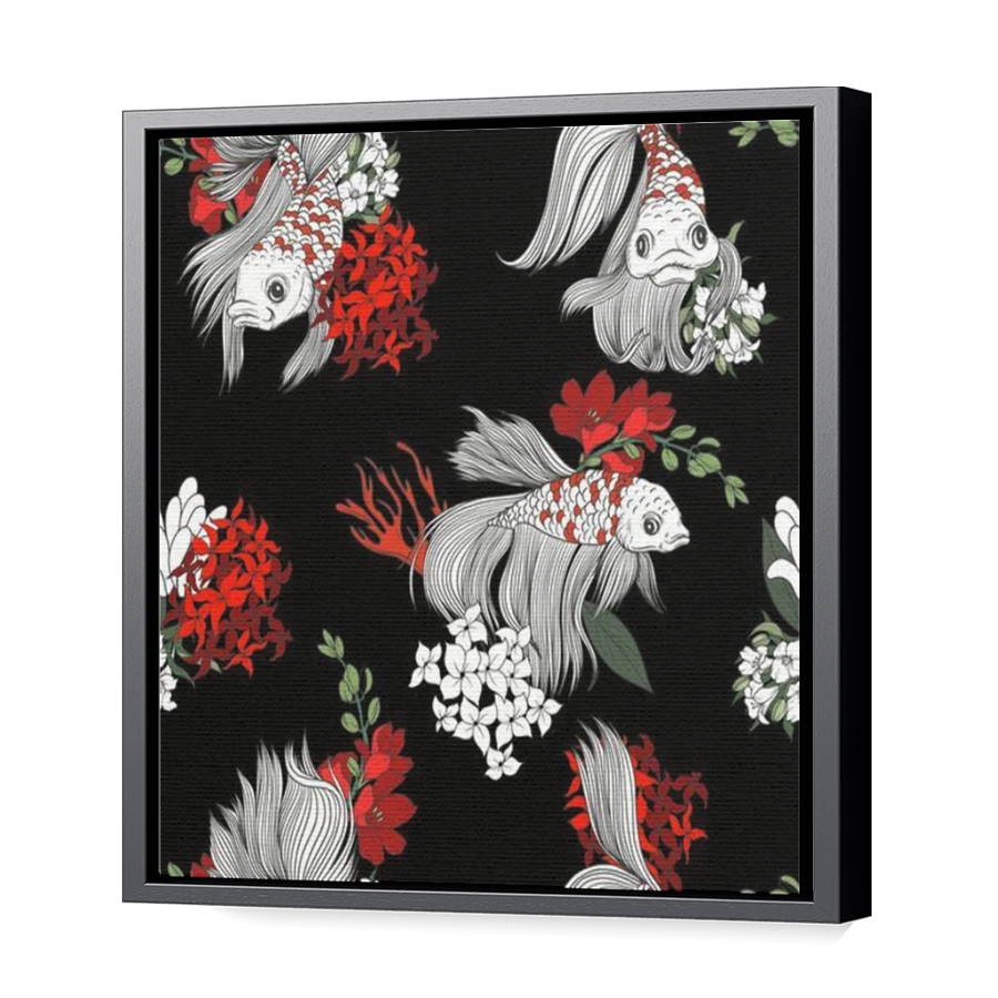 Thumbnail for Canvas - Black Floating Frame
