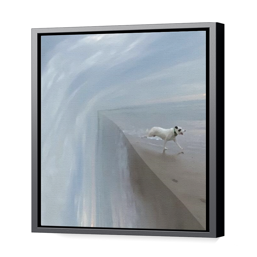 Thumbnail for Canvas - Black Floating Frame