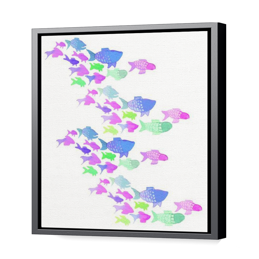 Thumbnail for Canvas - Black Floating Frame