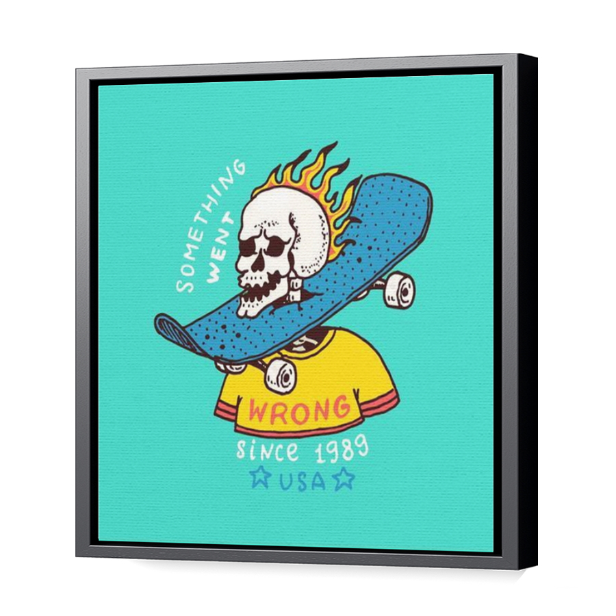 Thumbnail for Canvas - Black Floating Frame