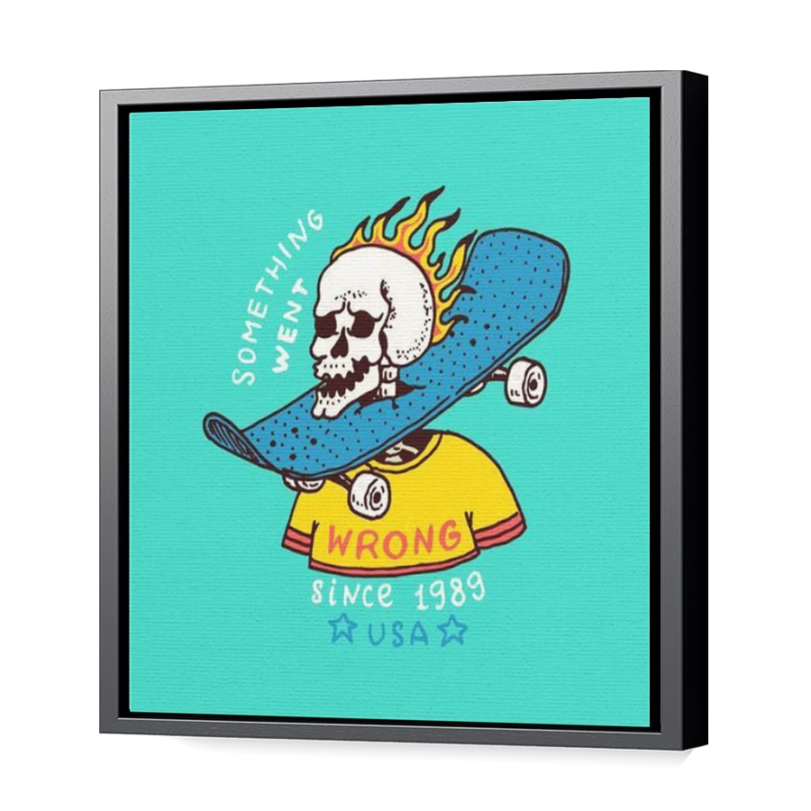Thumbnail for Canvas - Black Floating Frame