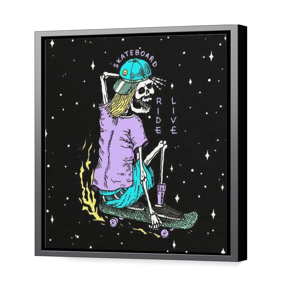 Thumbnail for Canvas - Black Floating Frame