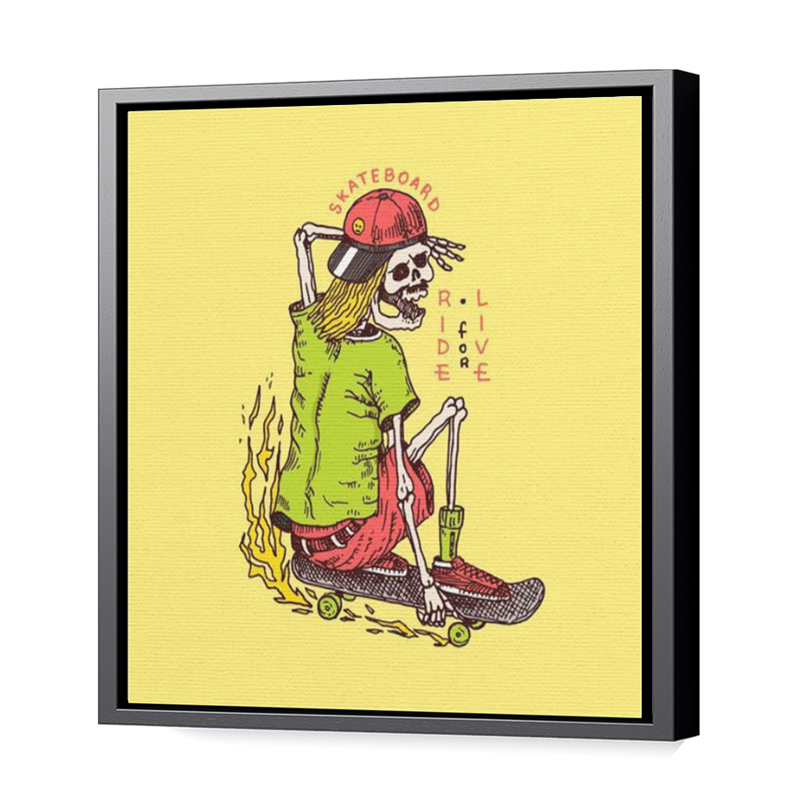 Thumbnail for Canvas - Black Floating Frame